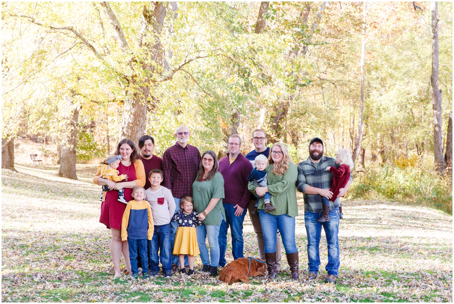 energetic extended family portraits