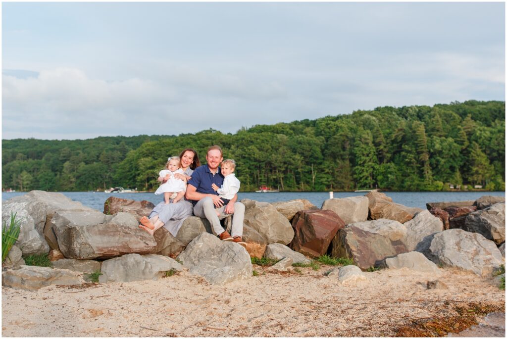 Sitting On The Rocks At Deep Creek