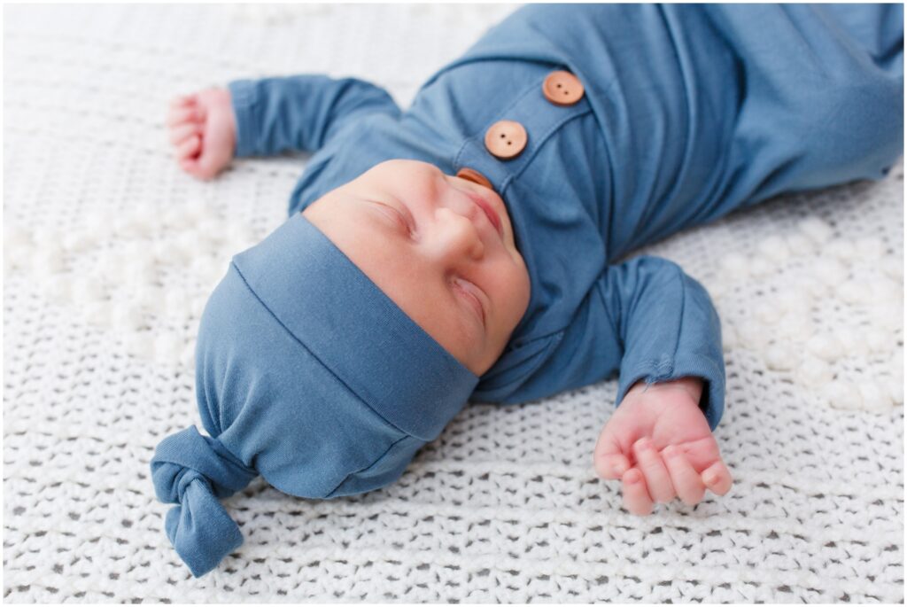 Sleeping Baby in Cap